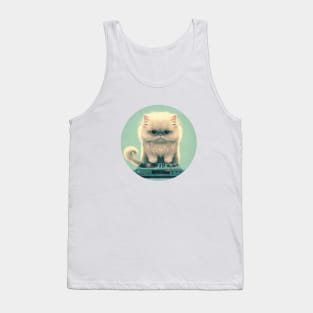 DJ Persian Cat Tank Top